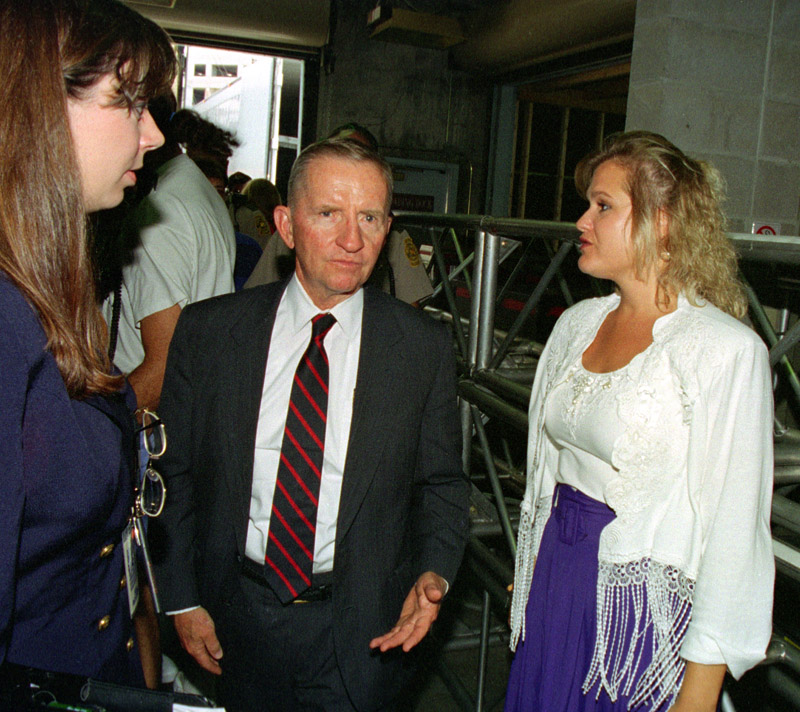 An unhappy Ross Perot